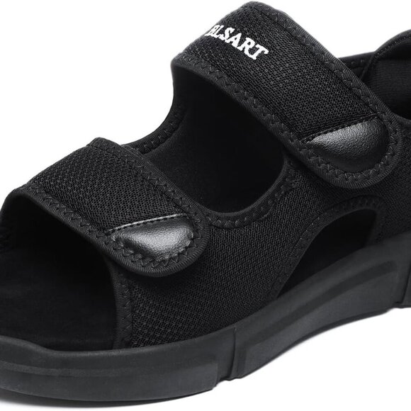 Diabetic Wide Toe Sandals Womens Adjustable Open Toe Casual Outdoor Shoes